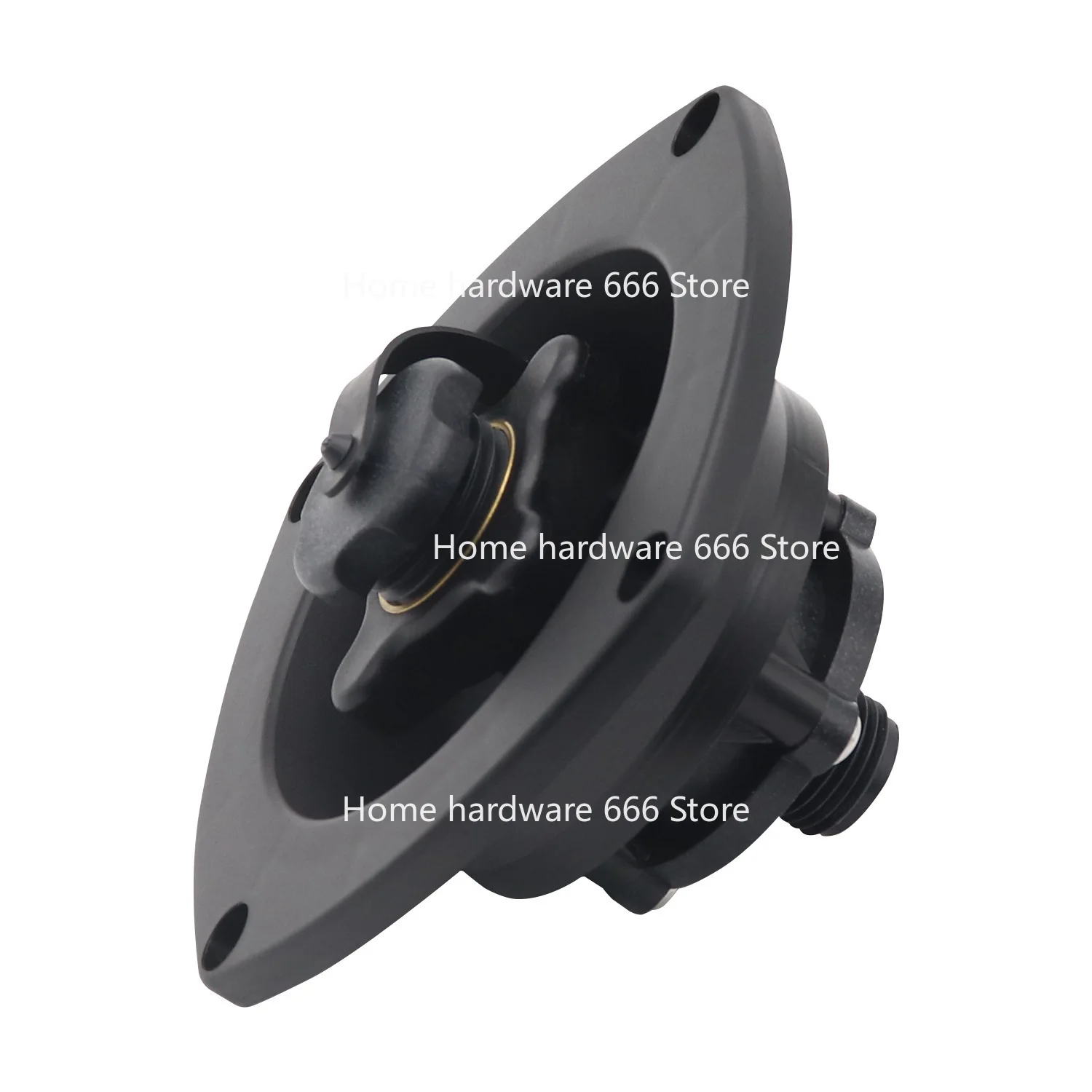 Plastic black and white one-way water stop valve, RV decompression water valve, liquid check valve, RV modification accessories,