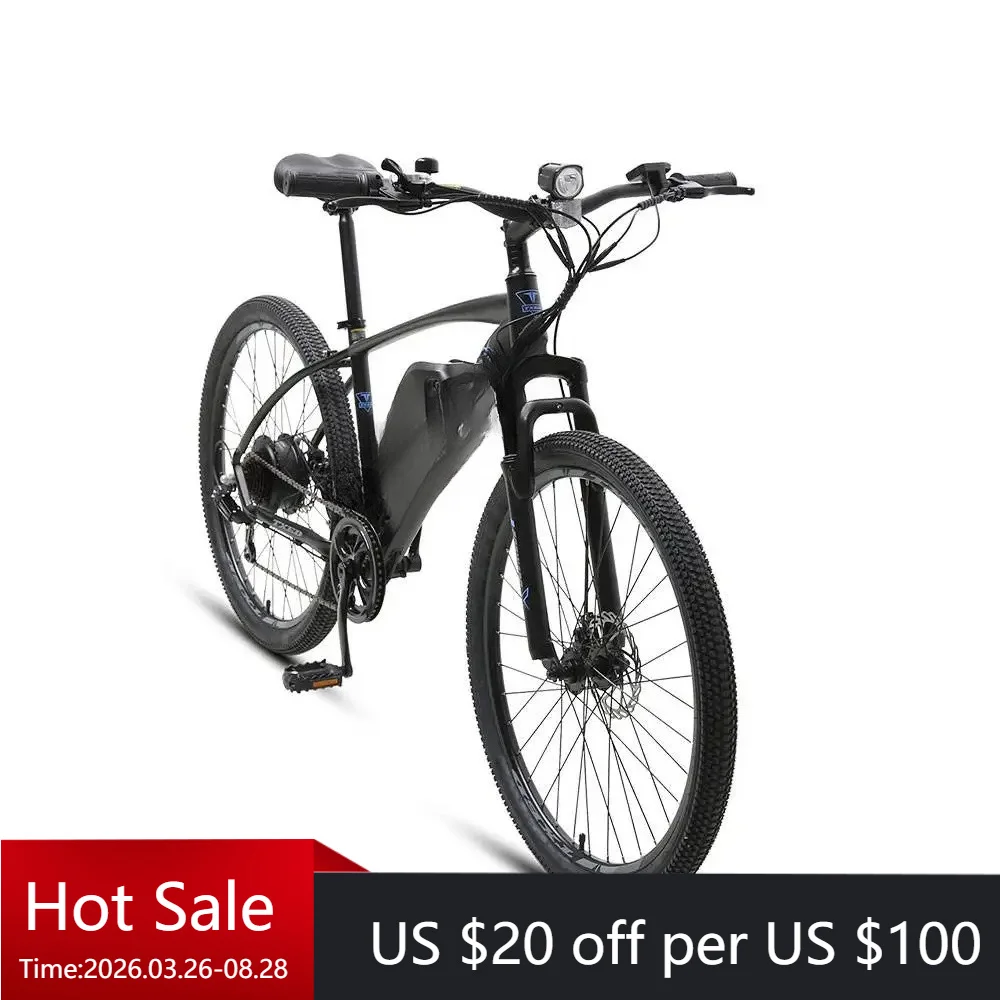 

TC TXED new product launch 250W rear wheel motor, alloy fork, disc brake suspension fork, outdoor adventure electric mountain bi