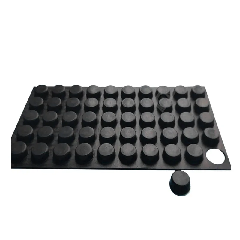 Black Rubber Feet Pads Self-adhesive Square/Round Shock Absorber Gasket For Laptop Speakers Electronics Appliances Furniture