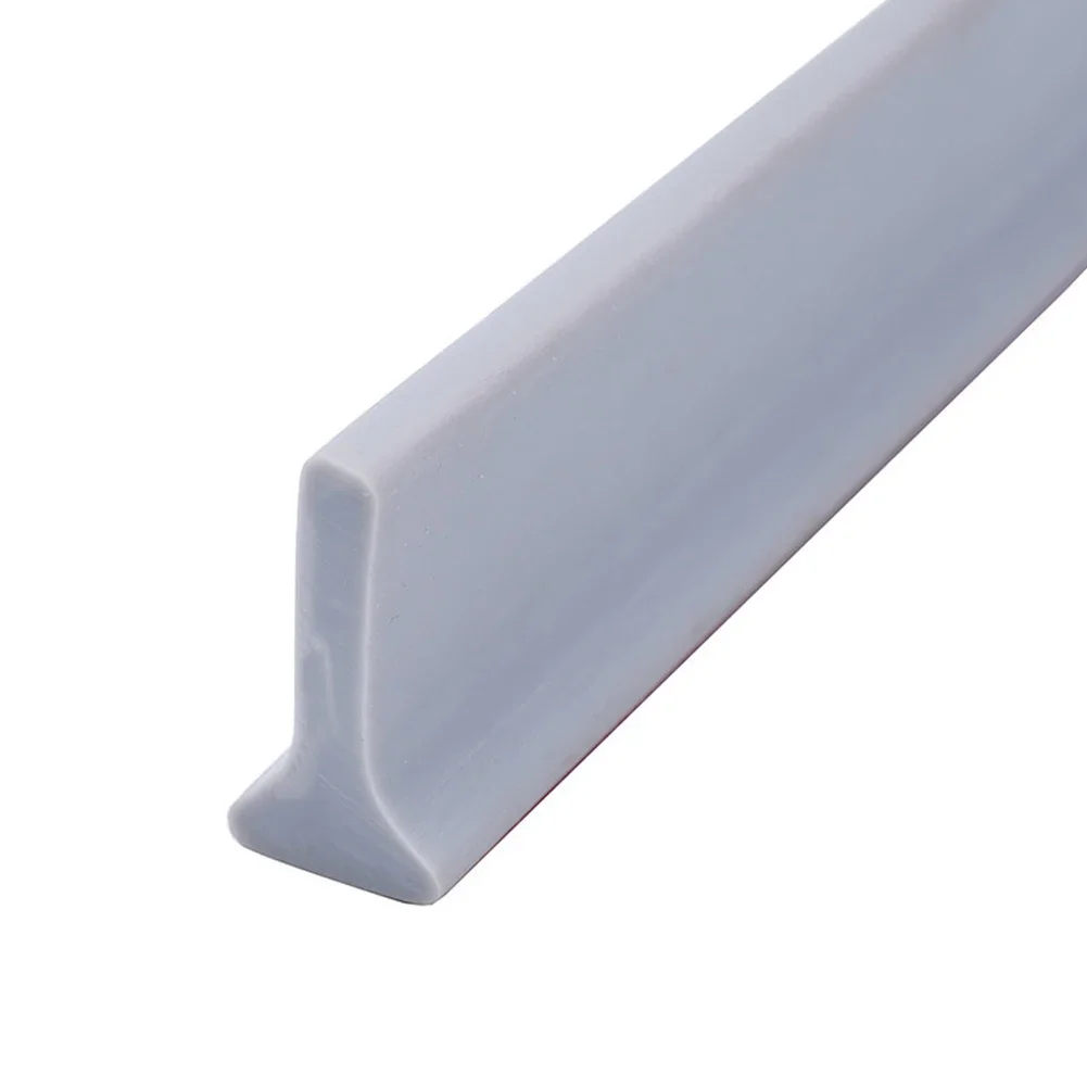 

100-300CM Silicone Bathroom Water Stopper Blocker Shower Dam Dry And Wet Separation Flood Barrier Door Bottom Sealing Strip