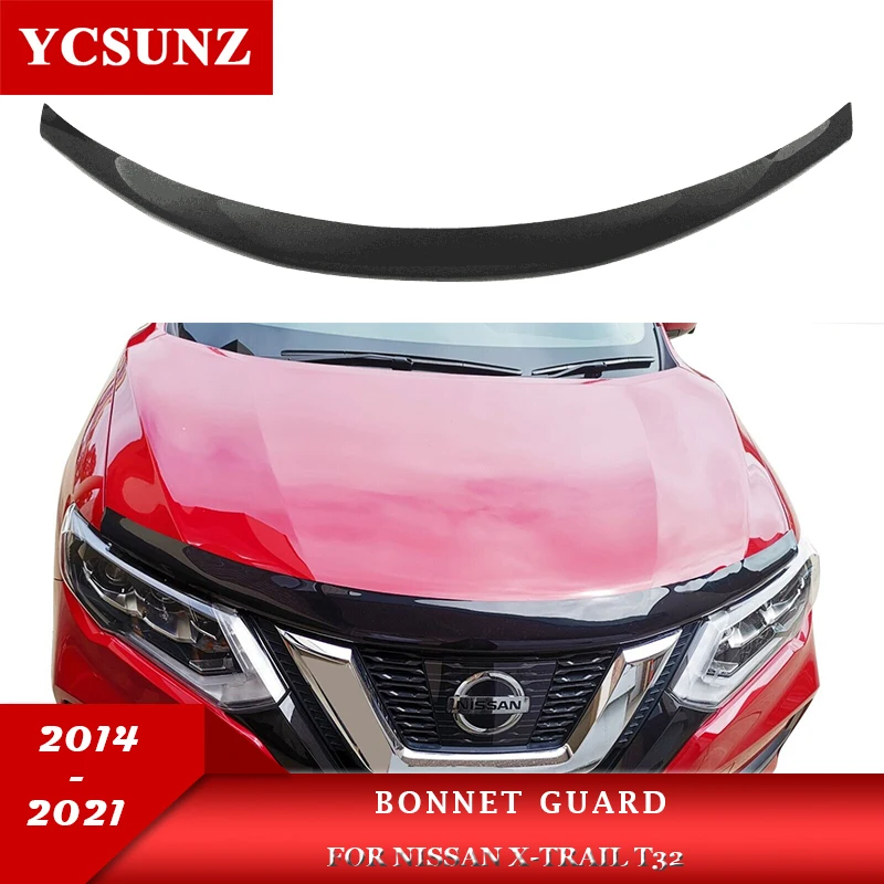 

Bonnet Guards For Nissan X-Trail T32 2014 2015 2016 2017 2018 2019 2020 2021 Front Bug Hood Deflector Protector Car Accessories