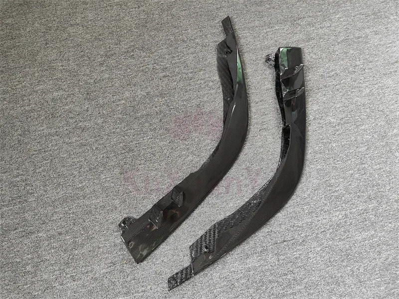 Used for Ferrari F8 body kit carbon fiber N-style wrapped corner Front Lip air vent body kit