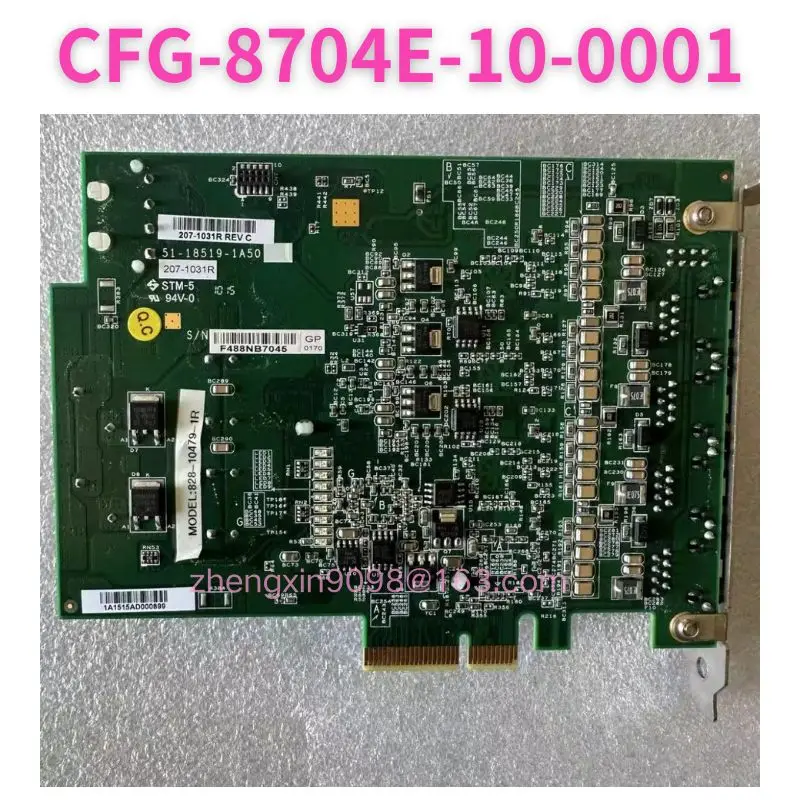 Used CFG-8704E-10-0001 Industrial camera capture card Functional test OK