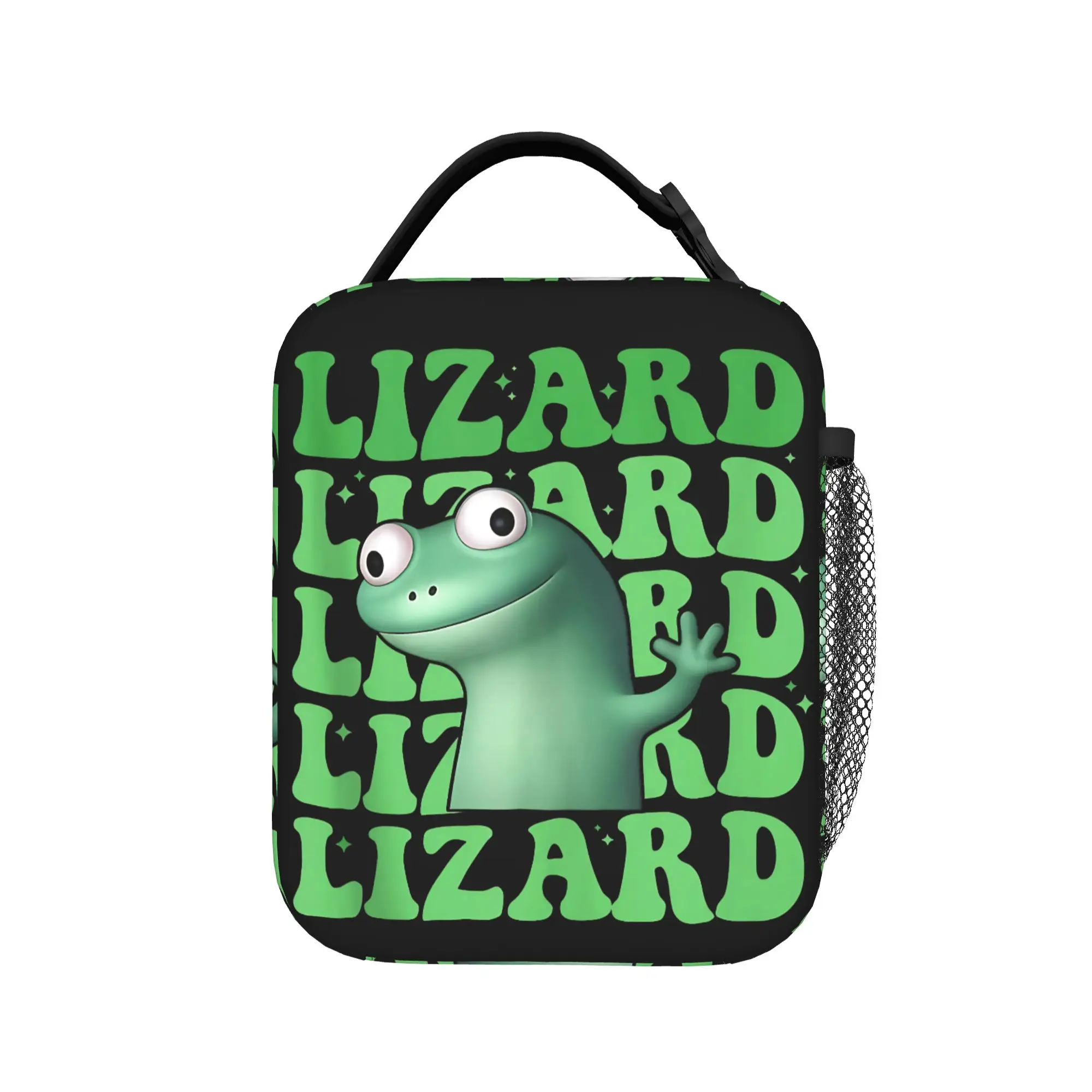 Tom Lizard Lizard Lizard Weirdcore Animals Insulated Lunch Bags Leakproof Hoppers Reusable Cooler Bag Tote Lunch Box Food Bag