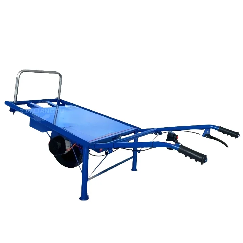 

500Kg electric garden trolley electric trolley pallet flatbed truck with battery