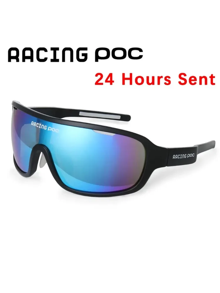 AliExpress RACING POC Road Cycling Windproof Glasses Motorcycle Goggles UV Protection Outdoor Sports Marathon Running Sunscreen Sunglasses