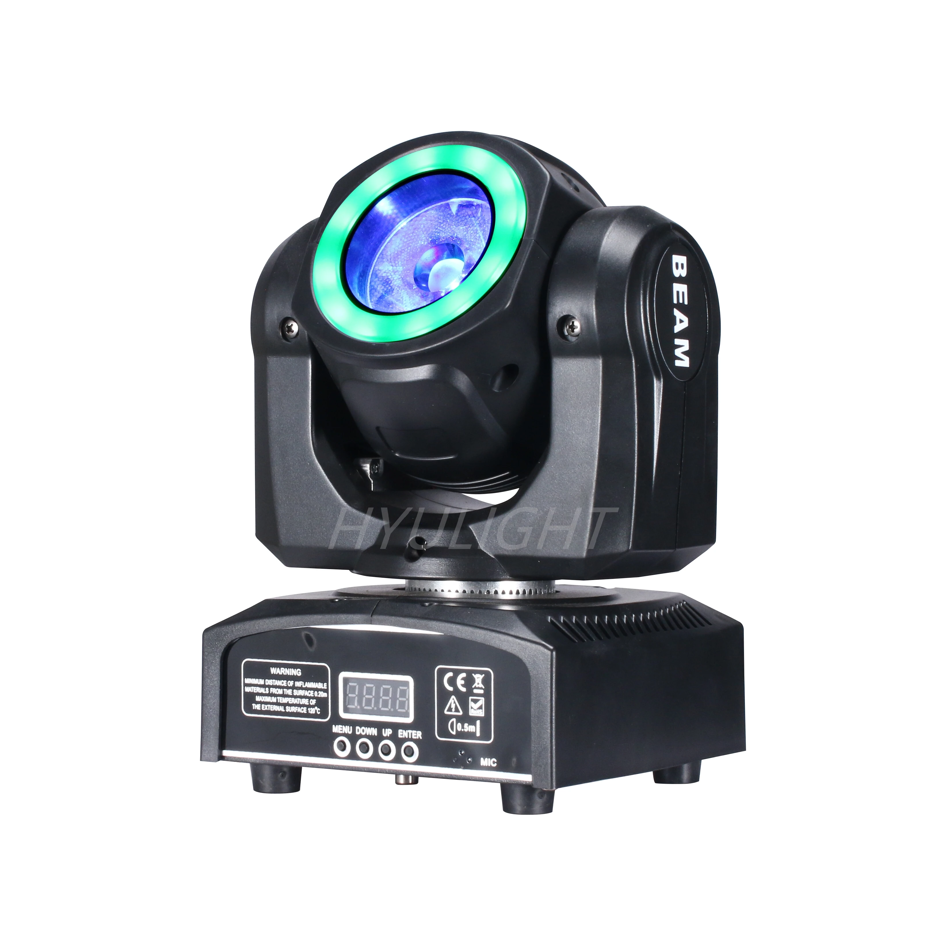 Led 60W Beam Moving Mini With 12LED SMD5050 RGB 3in1 Halo Effect 60w  Led Wash Super Bright LED DJ Spot Light Dmx Control