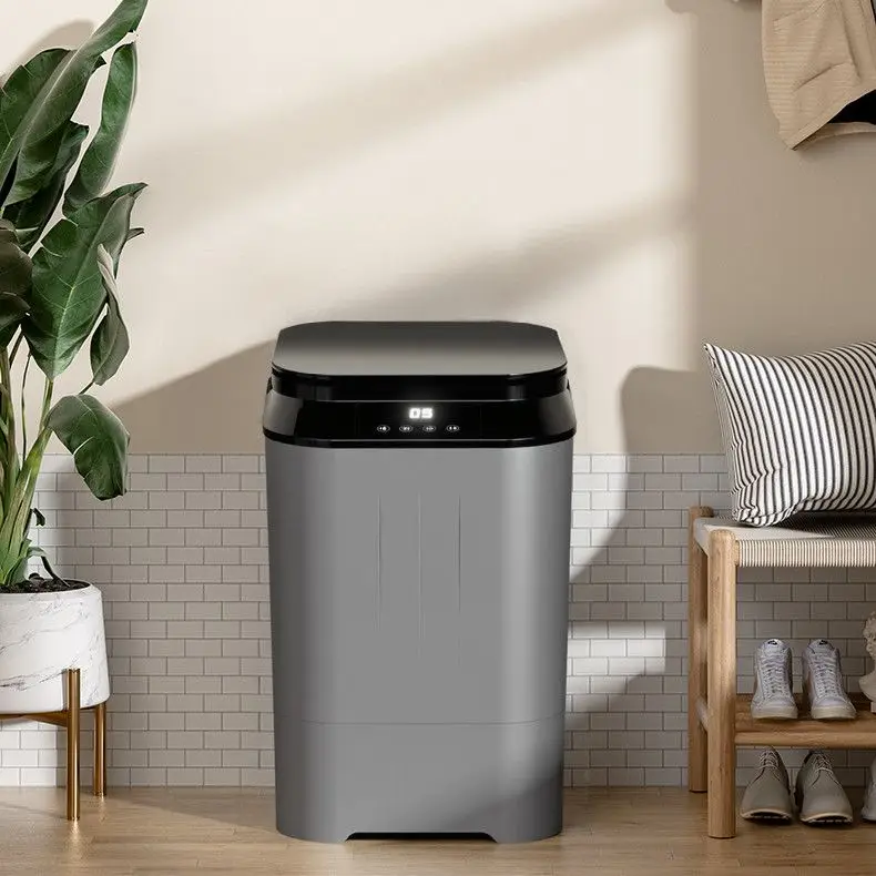 2025 Semi-Automatic Small Home Shoe & Sock Washer: Lazy-Friendly All-in-One Cleaning Machine
