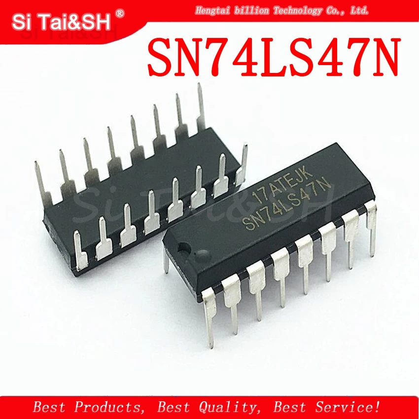 10PCS SN74LS47N   SN74LS47 74LS47N 74LS47 HD74LS47P    