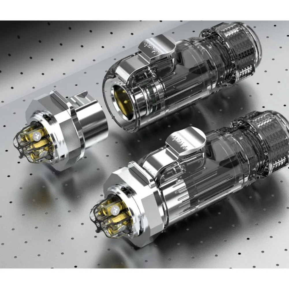 2pcs LP-20 2P/3P/4P Pin Aviation Connector Power Connector Waterproof Connector For Electronic Devices Automation Equipment