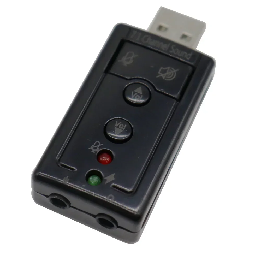 External USB Sound Card VIRTUAL 7.1 USB to Jack 3.5mm Headphone Audio Adapter Micphone Sound Card For Mac Android Linux