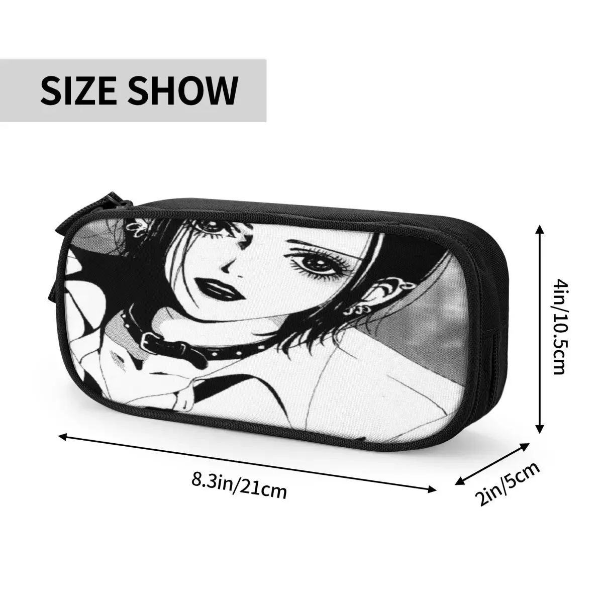Hey Nana Osaki Pencil Cases Classic Anime Manga Pen Holder Bags for Student Large Storage School Supplies Cosmetic Pencilcases