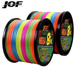 JOF X8 PE Braided Fishing Line Pesca Carp Multifilament Fly Wire Japanese Saltwater 1000M 500M 300M 18LB-78LB