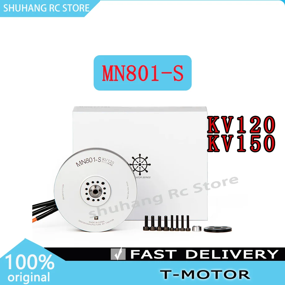 

T-MOTOR MN801-S Waterproof Brushless Dc Electric UAV KV120/KV150 Quadcopter Giant Permanent Magnet for RC Drone mul axis Sprayer