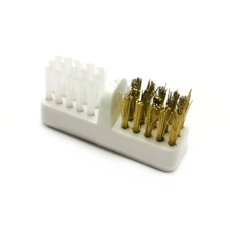 HYTOOS-broca para uñas de 1 piezas, cepillos de limpieza de alambre de cobre y plástico, accesorios para limpieza de polvo, herramientas de manicura