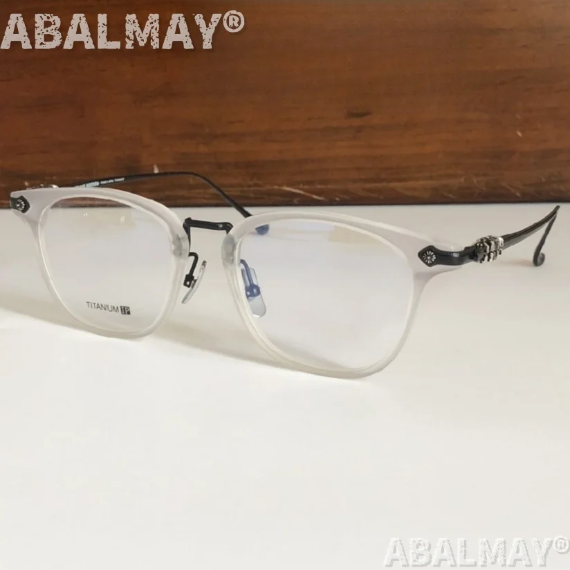 نظارات بصرية مصممة عالية الجودة للرجال والنساء مقاس SHAGASS 52-20 إطار نظارات طبية فاخر للأعمال من التيتانيوم