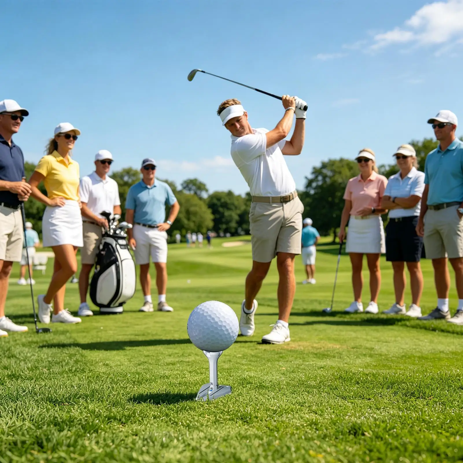 Golf Tees Built-In Marker Training Aid Golf Training Tees For Men Women Adults Youth Teens Golfers Athletes Family Wife Husband