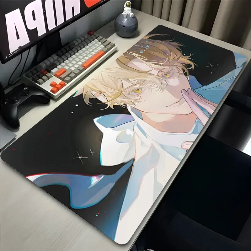 لوحة الماوس ألعاب الكمبيوتر أنيمي لوكا الجدول ماوس حصيرة كمبيوتر محمول الغريبة المرحلة HD لوحة المفاتيح الكمبيوتر نجوم لوحة ماوس للألعاب 900x400 حصيرة مكتبية #4