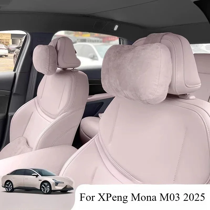 For XPeng Mona M03 2025 Headrest Waist Back Original Interior Accessories Pillow Waist Pad Waist Pad Neck Pillow Accessories