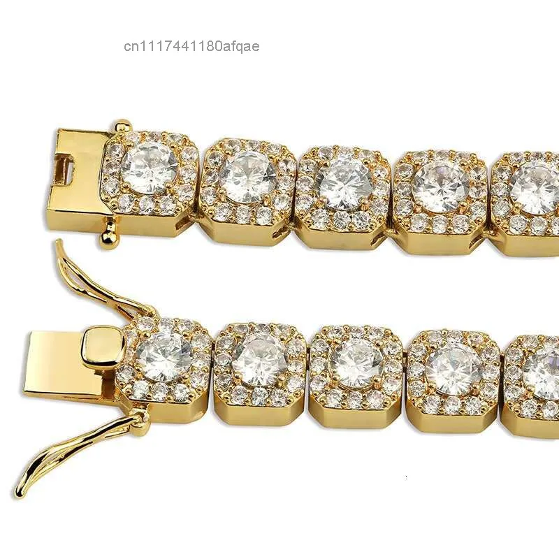 Jewelry Luxury Fine Cuban Link Chain Moissanite Necklace Vvs Diamond 10mm Wide 20 Necklaces Silver Factory Price Free.