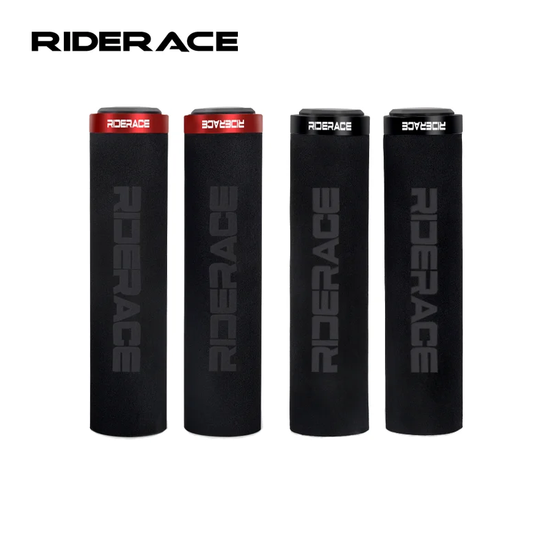 Bicycle Grips Ultralight Sponge Anti-Skid Shock-Absorbing Soft Bike Handlebar Grip Aluminum Locking Ring Cycling Accessories