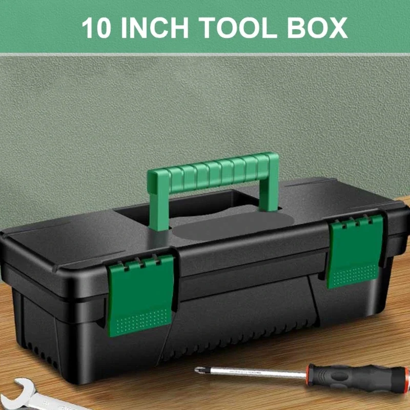 Boîte à outils multifonctionnelle pour maison, capacité, outil d'entretien épais, rangement, mallette transport,