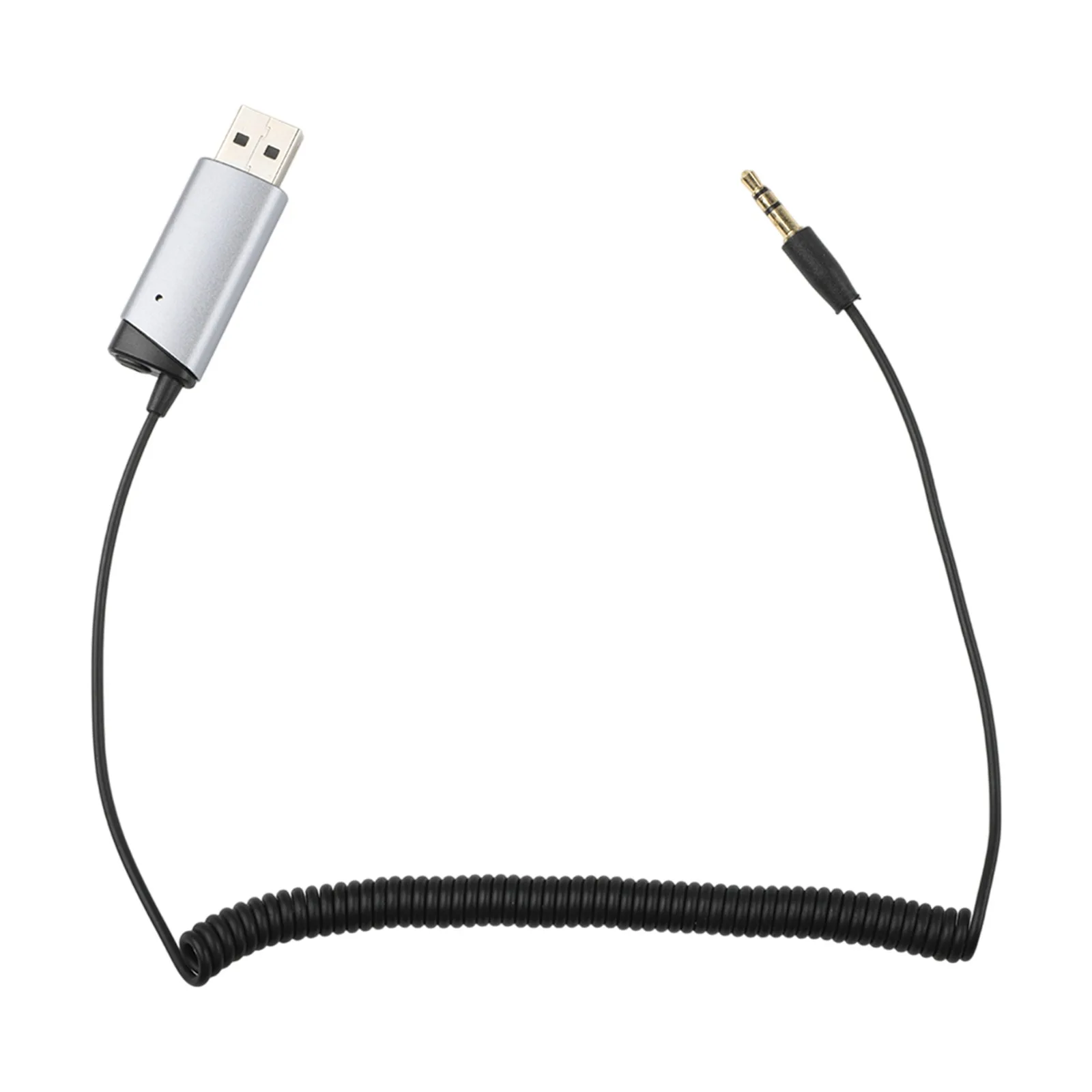 Condução no carro entretenimento dongle de áudio sem fio multi-função adaptador de controle de música receptor estéreo construção de liga de zinco