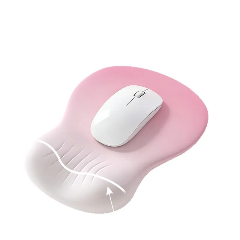 Ergonomic Wrist Rest Mouse Pad Soft Wrist Cushion Computer Office Desktop Mouse Mat Practical Daily Use Gift Desk Pad Desk Pad