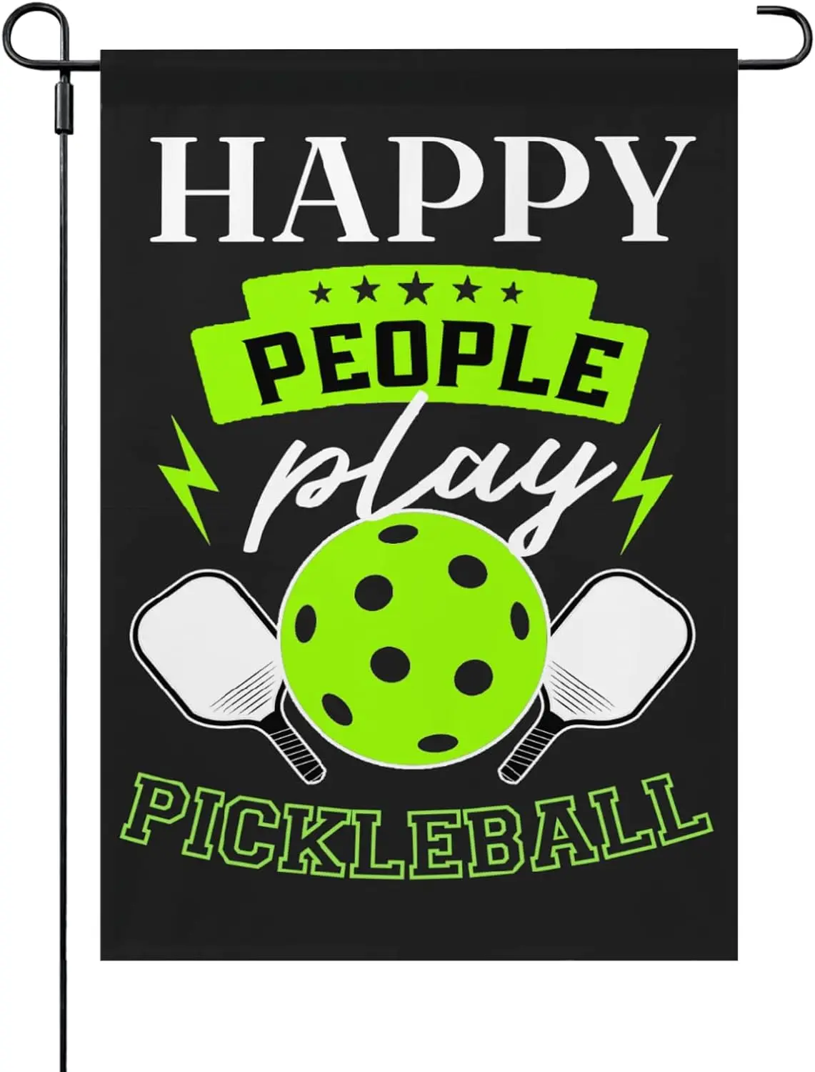 

Садовые флаги Pickleball для улицы happyyy peoplee playi pickleball, садовые флаги одного размера, садовые флаги, двусторонние для Por