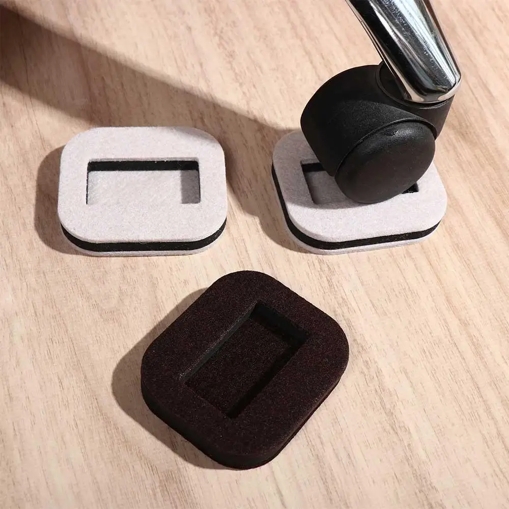 Foot Cover Chair Leg Protector Floor Protector Furniture Caster Cup Chair Wheel Stopper Wheel Fixing Pad Chair Roller Feet Mat