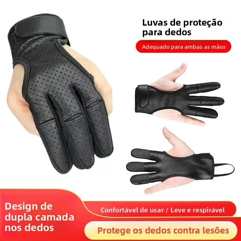thickened-genuine-leather-archery-gloves-breathable-non-chafing-three-finger-design-for-bow-and-arrow-shooting-outdoor-sports
