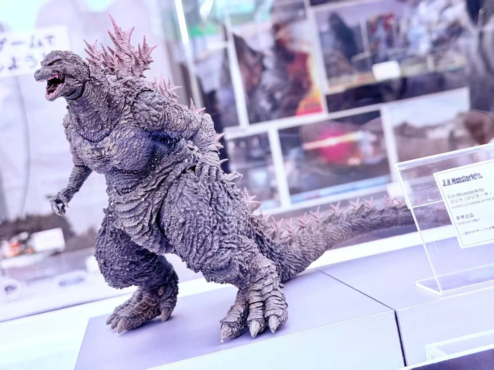 В наличии оригинальная модель BANDAI S.H.MonsterArts Godzilla The Ride Great Clash, аниме-фигурка, подлинная игрушка в коробке.