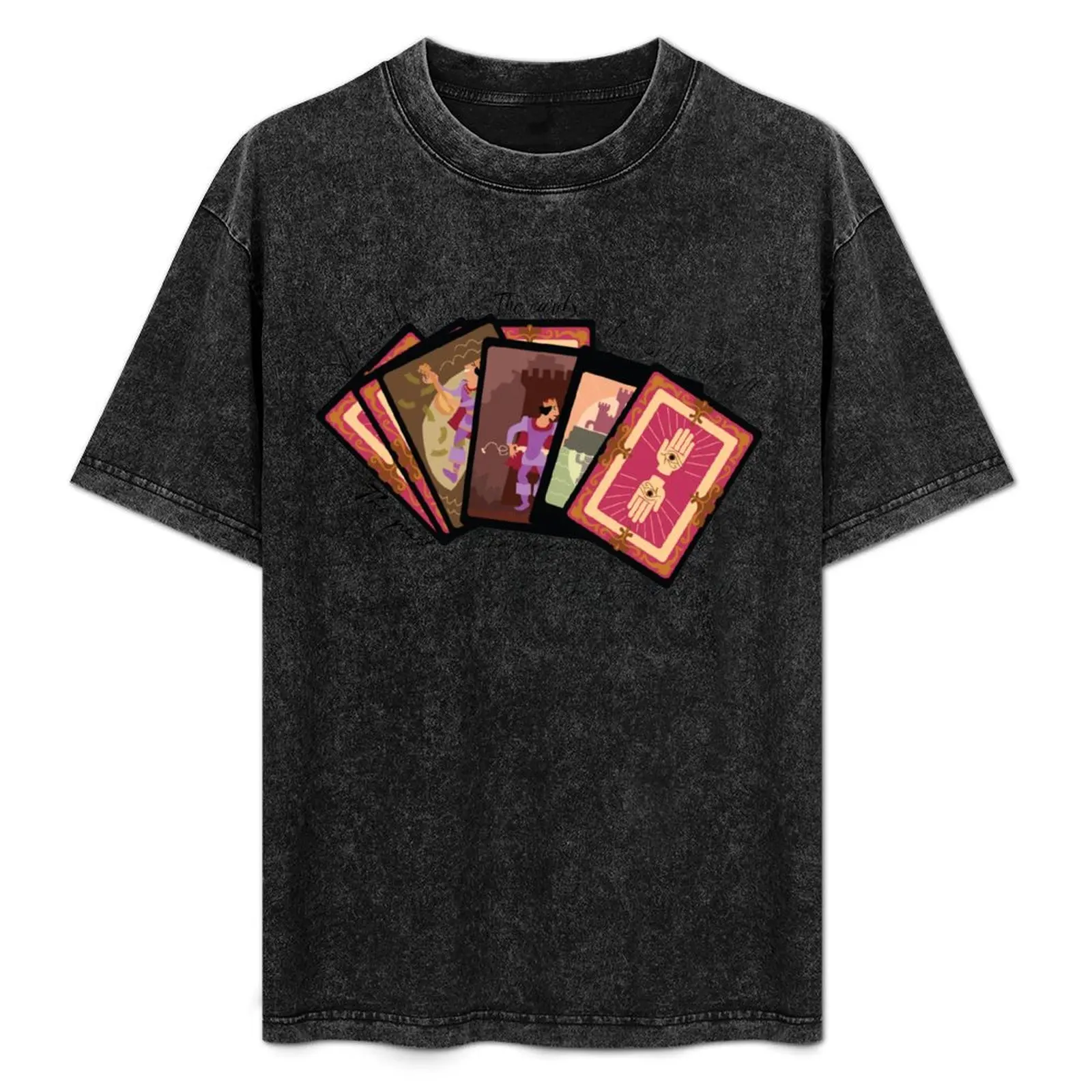 

The Cards Will Tell T-Shirt blue archive for a boy luxury designer graphic t shirt vintage men t shirts