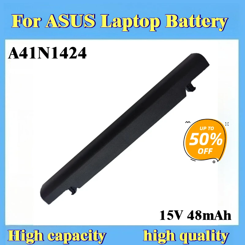 

New Replacement Battery A41N1424 15V 48WH for ASUS ROG FX-Plus/PRO ZX50 ZX50V ZX50VW GL552 GL552J GL552JW GL552V FZ50