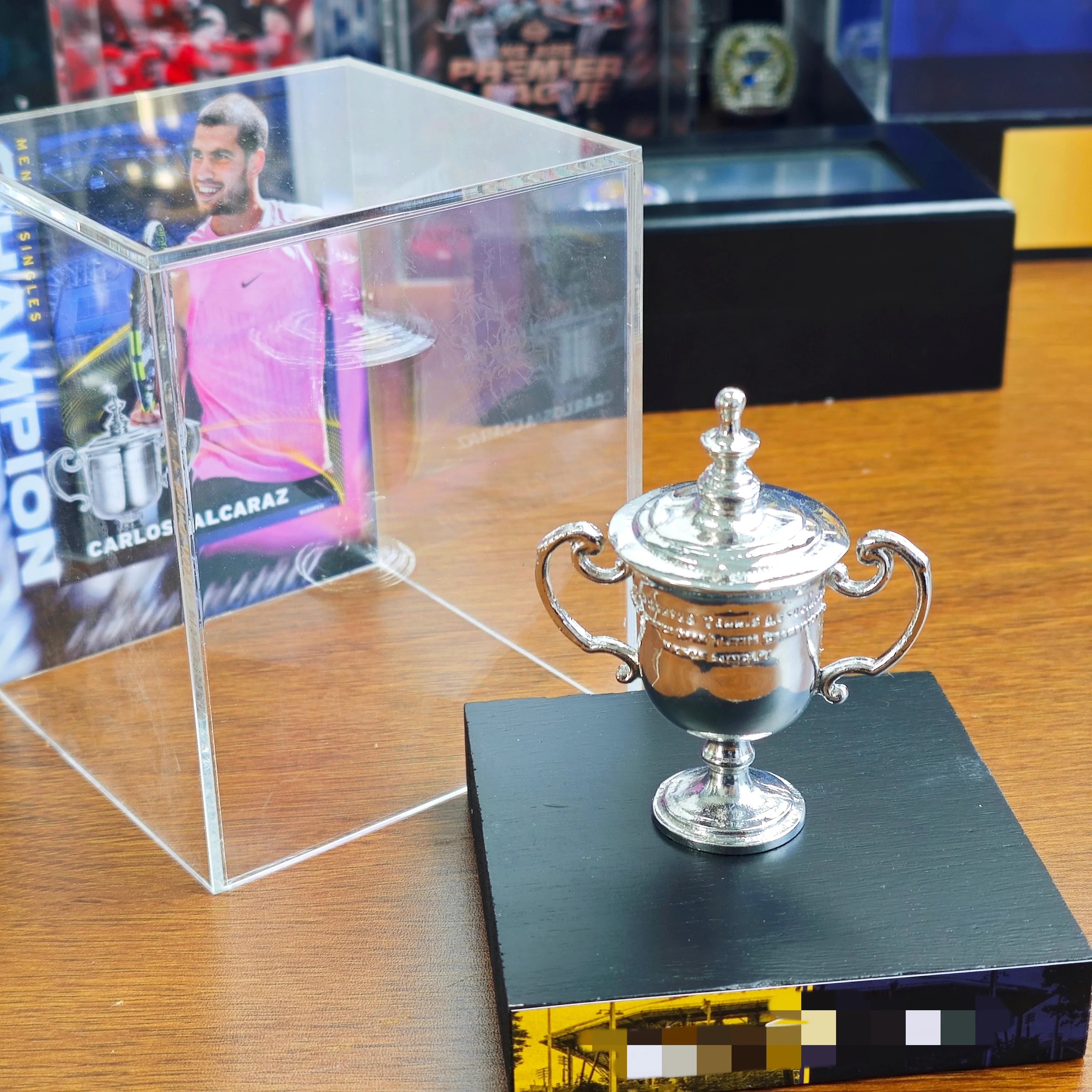 PGA Championship replica Trophy Display Case