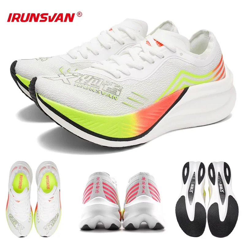 

IRUNSVAN Men's Road Running Shoes Waterproof Cushioned Lightweight Fashion Sneakers Non Slip Walking Athletic Trainers Shoes