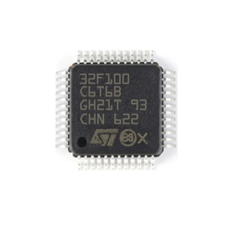 STM32F100C6T6 Original ST chips STM32F100 STM32F100C6T6B Single-chip microcomputer 32-bit microcontrollers imports C6T6B C6T6