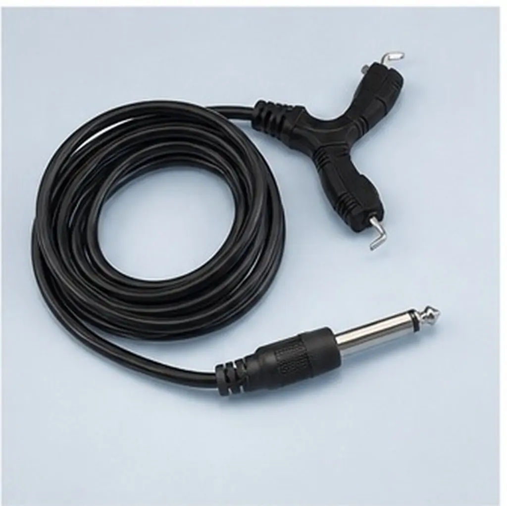 Tattoo Machine Clip Cord 250cm Flexible Silicone Copper Heavy Duty Power Supply Wire Standard Mono Plug