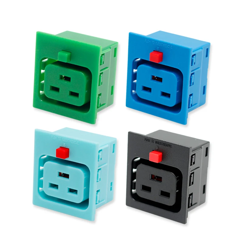 CE approval IEC 320 C19  pdu receptacle lockable outlet power socket