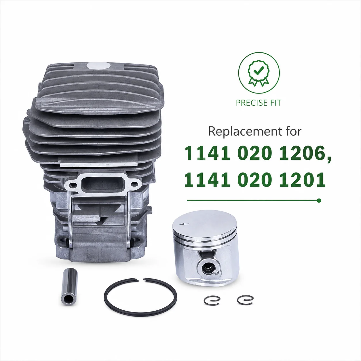 47mm Big Bore Cylinder Piston Kit For Stihl MS291 MS291C MS271 MS271C Chainsaw Tune Up Repair Parts Replaces 1141 020 1206