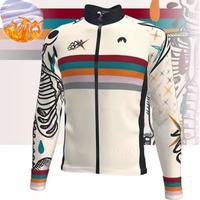 Hot Selling Winter Long Sleeve Cycling Jerseys Bike Tops For Men Thermal Fleece Bicycle Shirts Pro Team Racing Clothing Apparel