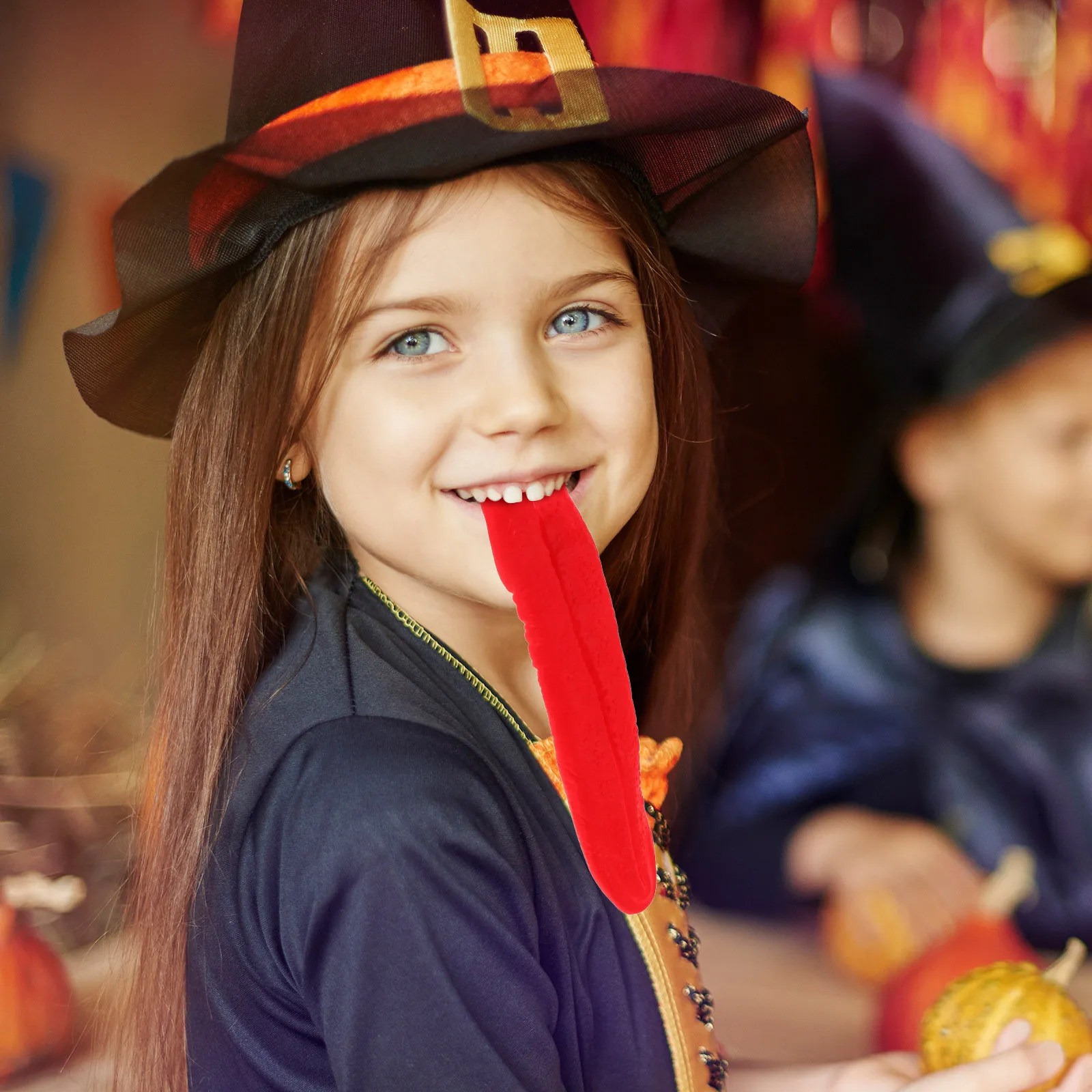 

Lifelike Fake Tongue Prop for Halloween Prank Trick Scary Party Decor Simulation Tongue Prop Fool's Day Gag Gift Horror