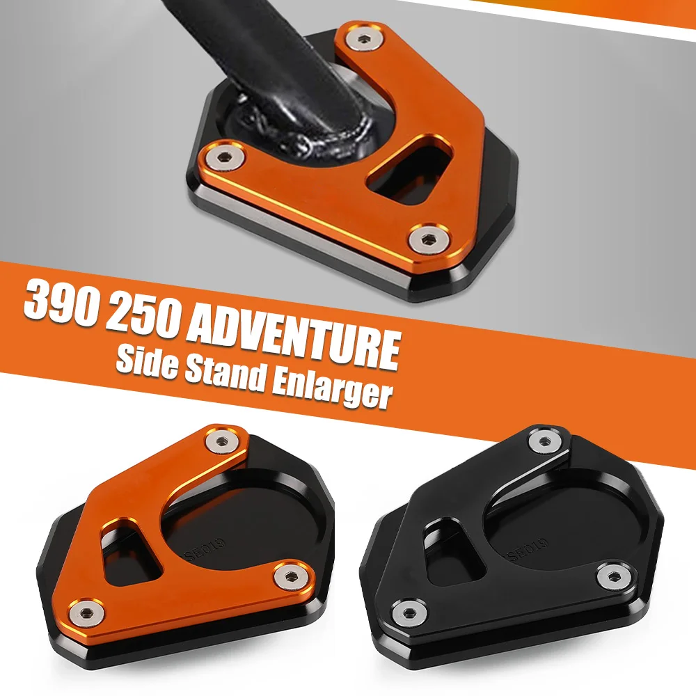 FOR KTM 390 250 ADVENTURE 2019-2021 2022 2023 Kickstand Foot Side Stand Extension Pad Support Plate Stand Motorcycle Accessories