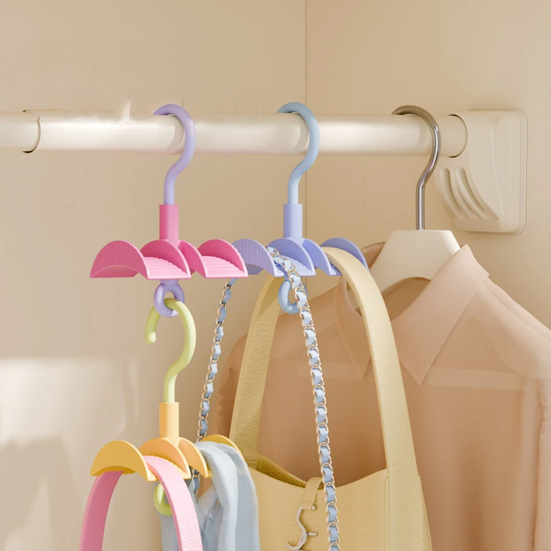 

Bag Hat Organizer Hanger 360-degree Rotation Bag Hooks Hanger Handbag Holder For Closet Hanging Organizer Bag Clothing Hanger