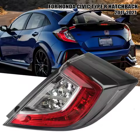 Left/Right Side Tail Lamp FOR Honda Civic Type R Hatchback 2017 2018 2019 2020 2021 Rear Tail Light Brake Lamp with
