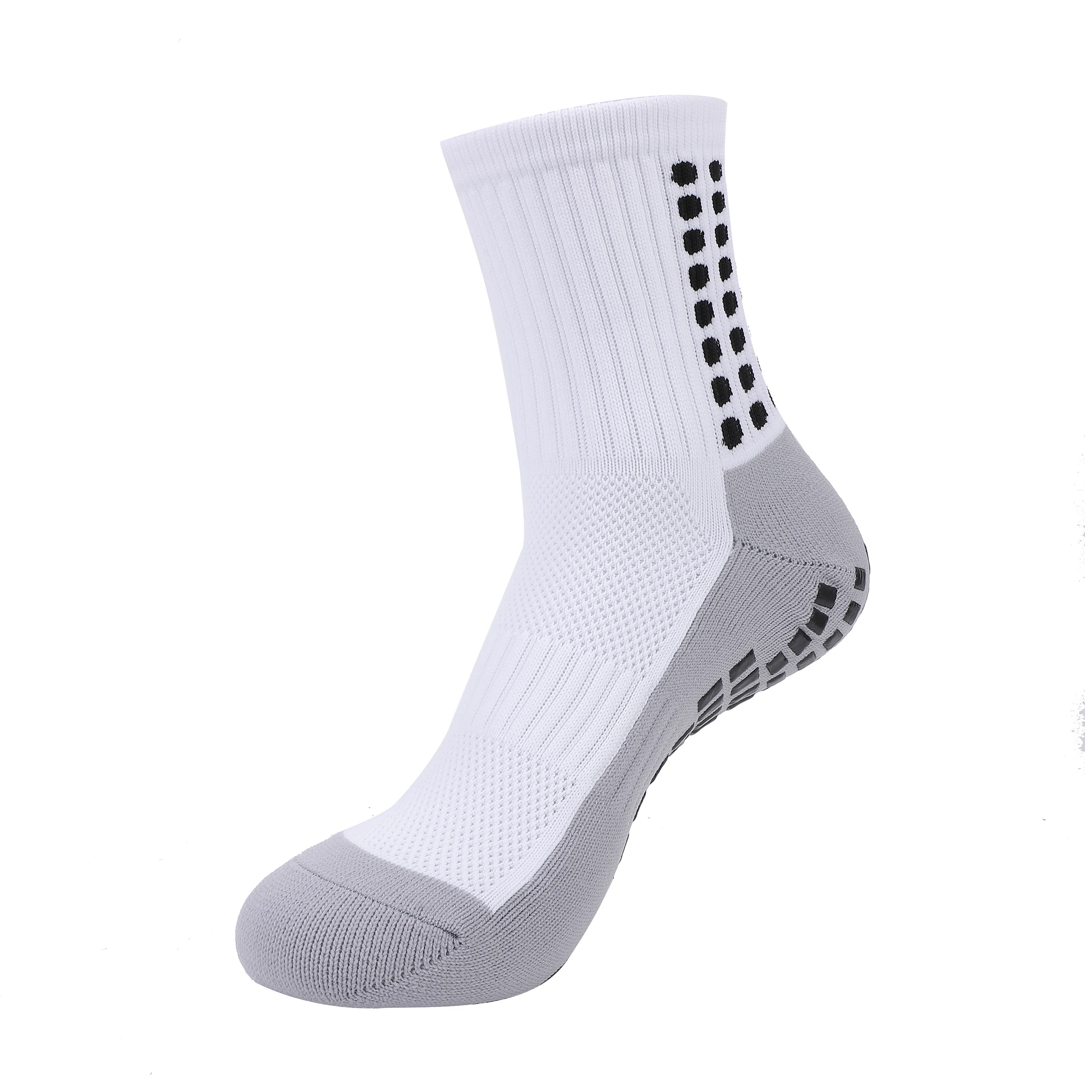 1 Pairs Football Socks Men Women Sports Socks Non-slip Silicone Bottom Soccer Socks Rugby Tennis Volleyball Badminton Socks Outd