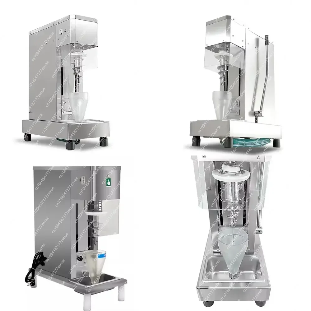 New Swirl Fruits Ice Cream Blender Mixer Machine Commercial Spiral Low Noise Milk Chocolate Compatibility 220v/110v Motor