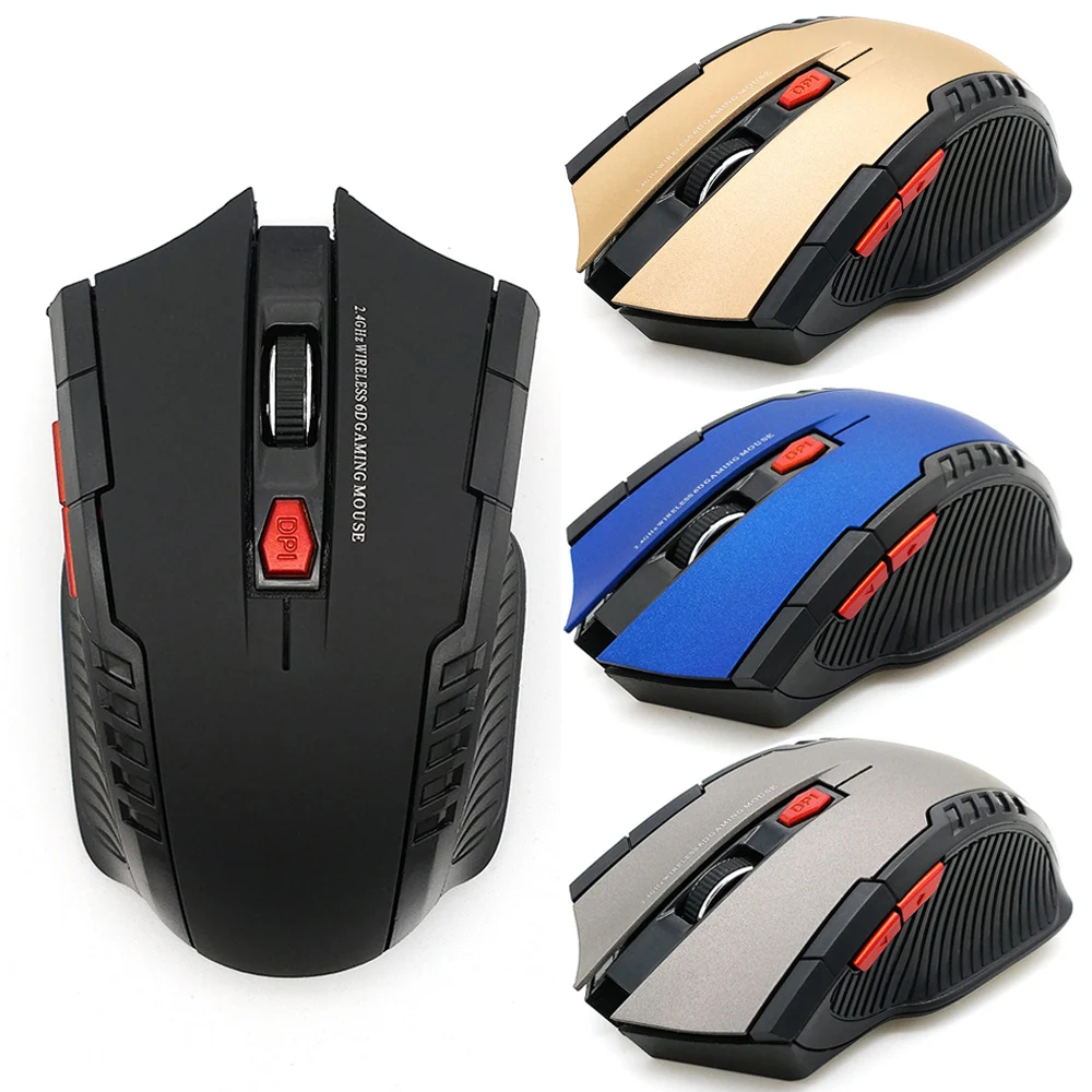 Nuevo tipo de receptor USB para Gamer, ratón óptico inalámbrico de 2000DPI y 2,4 GHz, adecuado para PC y portátil