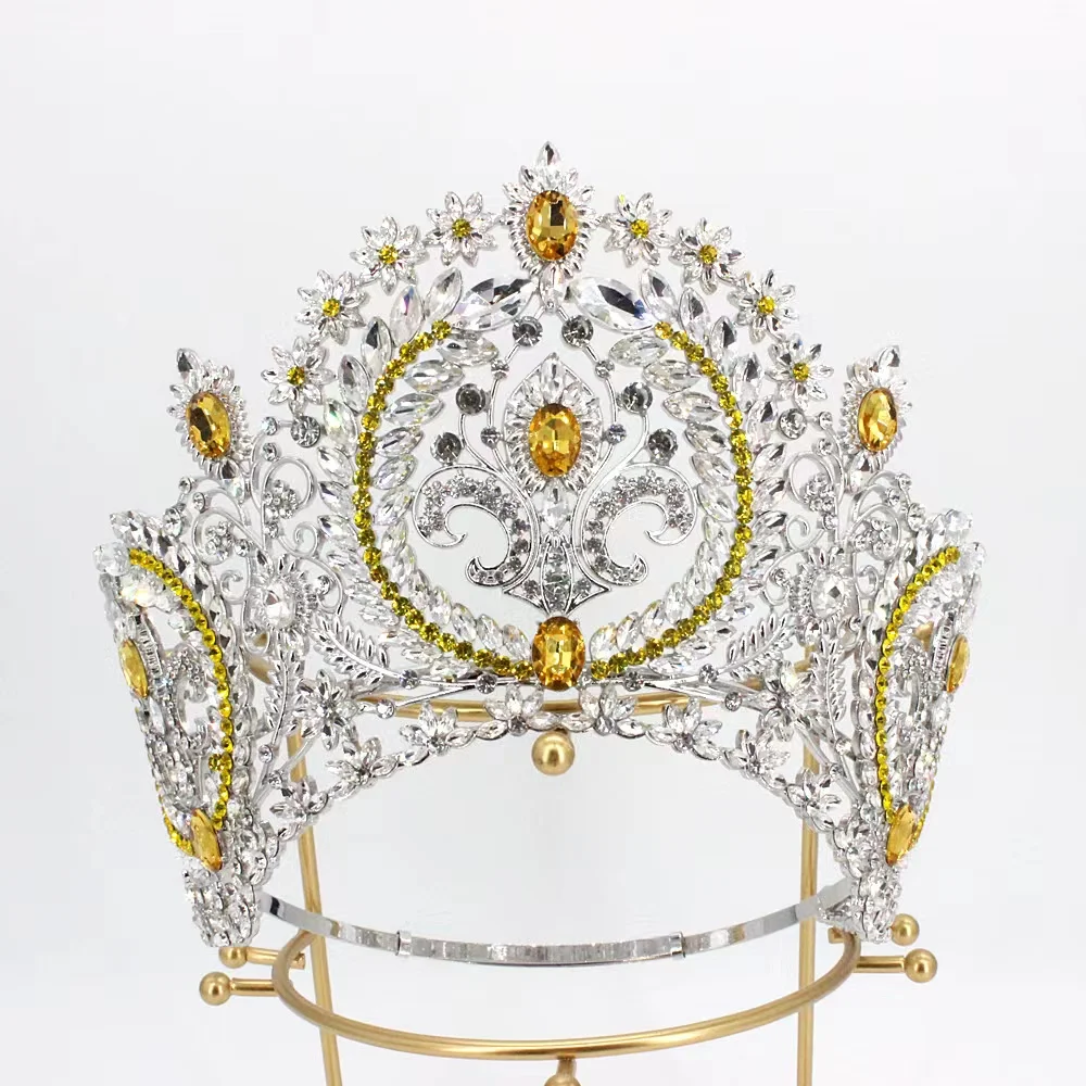 Miss Teen Earth 2023 for Pageant Big Alloy Crown Adjustable Headband