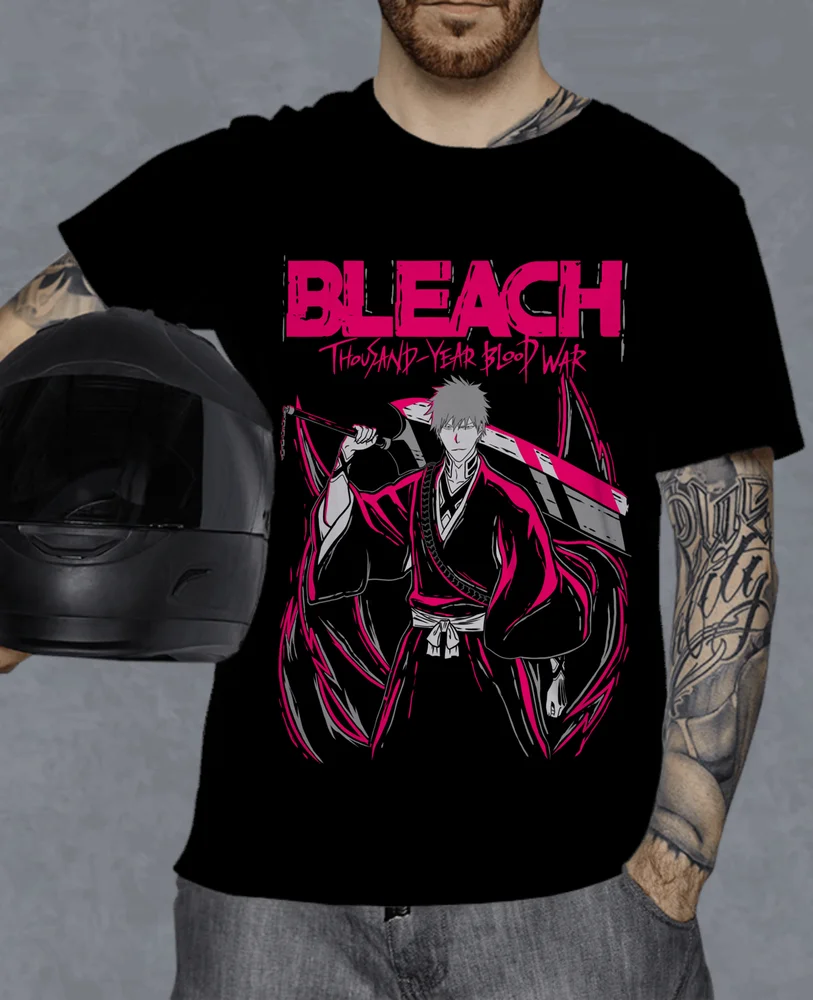 Byakuya Kuchiki T-Shirt Bleach Shirt Manga Strip Anime Graphic gift Tee sell